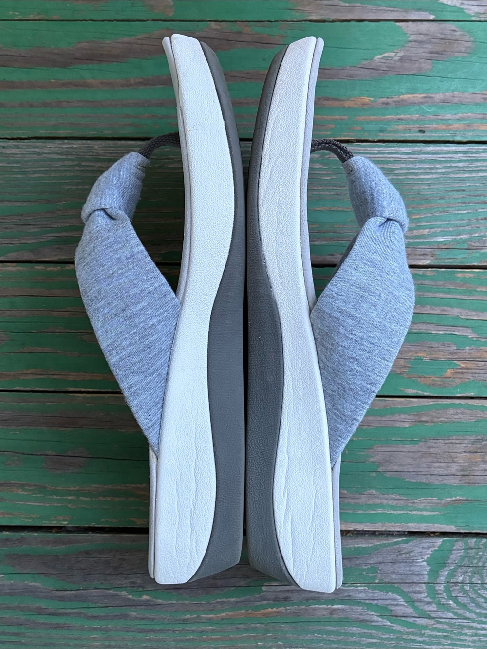 Clarks CloudSteppers Arla Glison Gray  Sandals Sz 7 Slippers Flip Flop - Picture 12 of 12